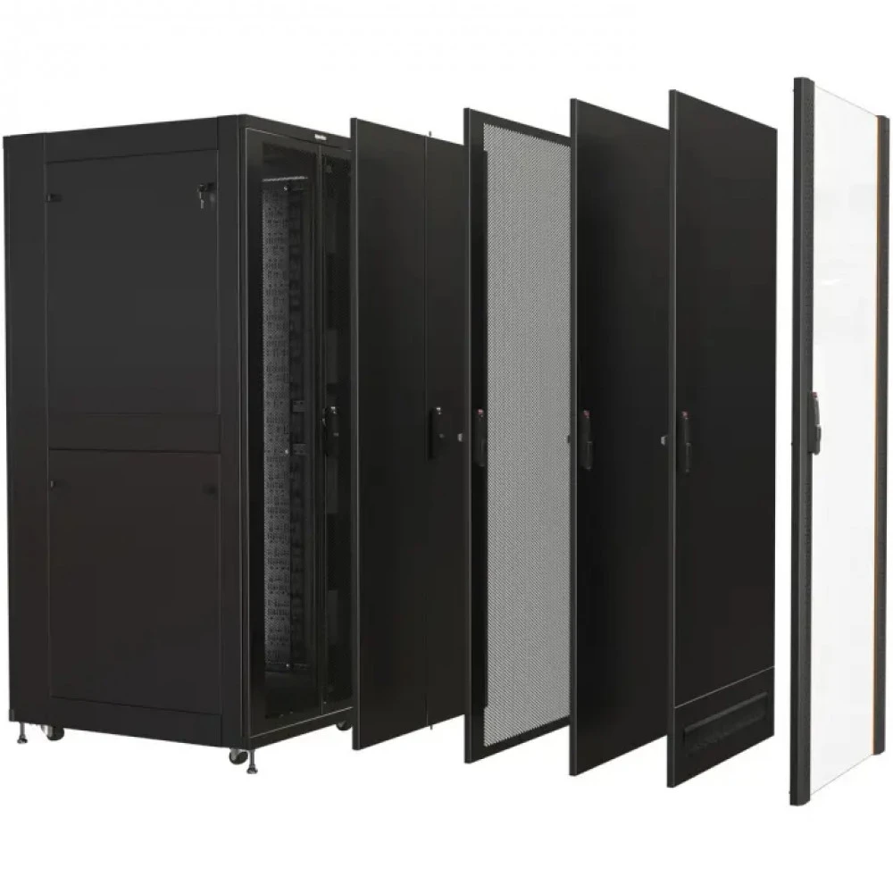 Серверный шкаф Hyperline Шкаф напольный 19-дюймовый 47U 2282х800х1000 мм (ВхШхГ) TSR-4781-HDUH-22-R101-RAL9005
