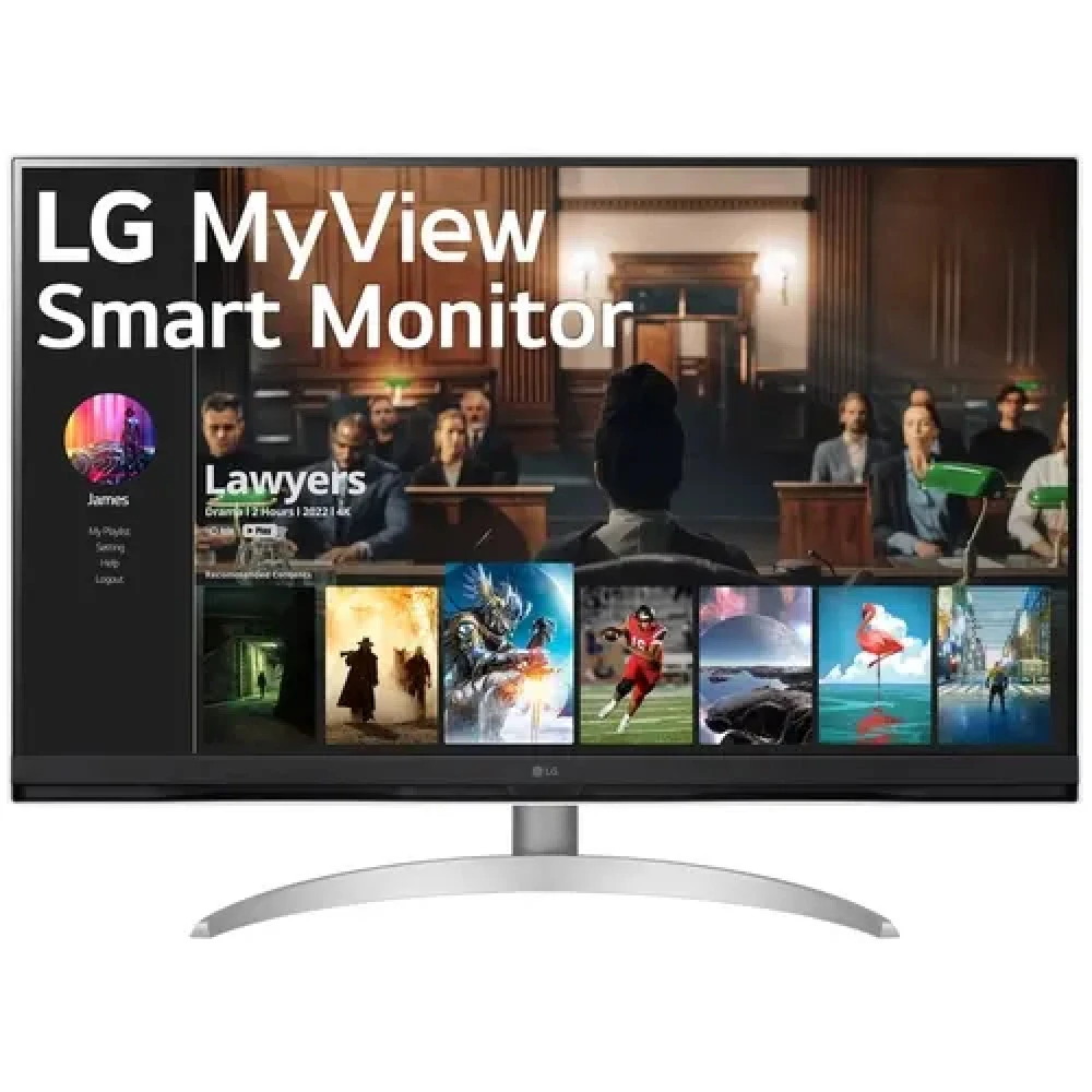 Монитор LG 32SQ700S-W 32 ", VA, 4K UHD 3840x2160 (16:9), 60 Гц