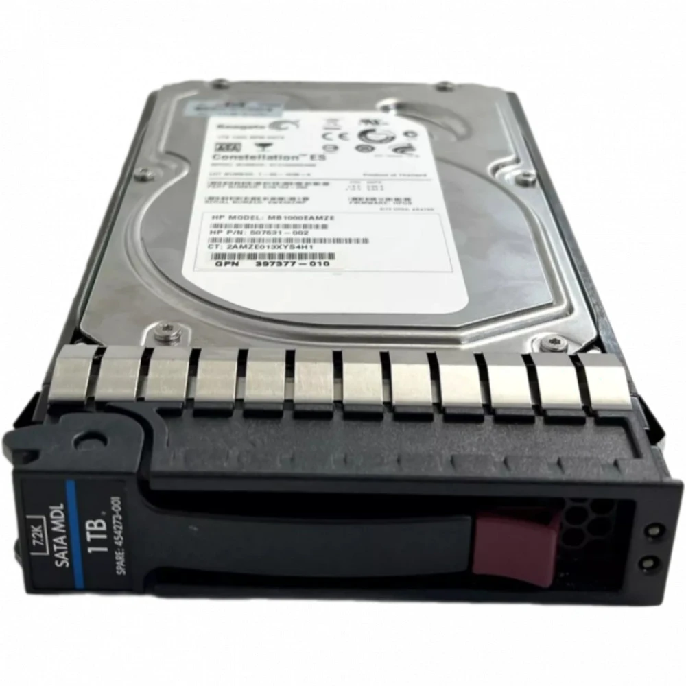 Серверный жесткий диск HPE 1TB 7.2K 3G SATA 3.5 454146-B21-REF 3,5 LFF, 1 ТБ, SATA
