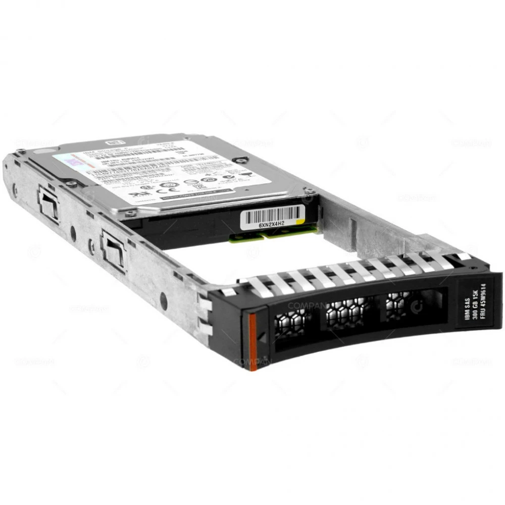Опция для системы хранения данных СХД IBM 300GB 15K 6G SAS 2.5' 45W9614 Диск для СХД