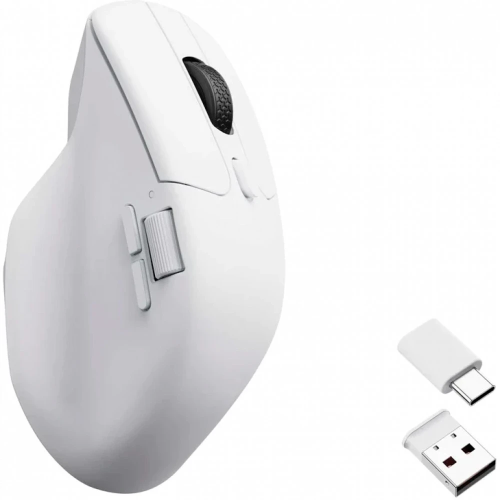 Мышь Keychron M6 White M6-A3 Премиальные, Беспроводная