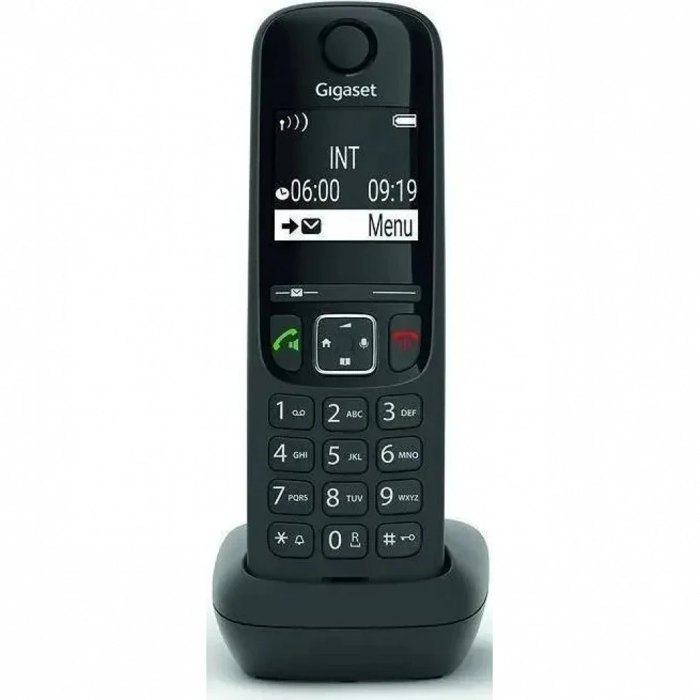 Аксессуар для телефона Gigaset Дополнительная трубка Gigaset AS690HX Black (Bundle) S30852-H2876-R101