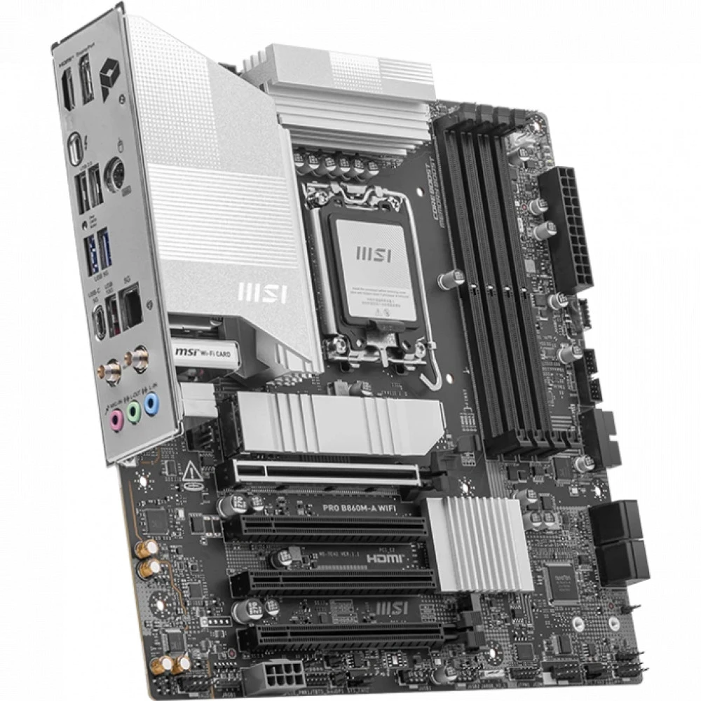 Материнская плата MSI PRO B860M-A WIFI Micro-ATX, LGA 1851