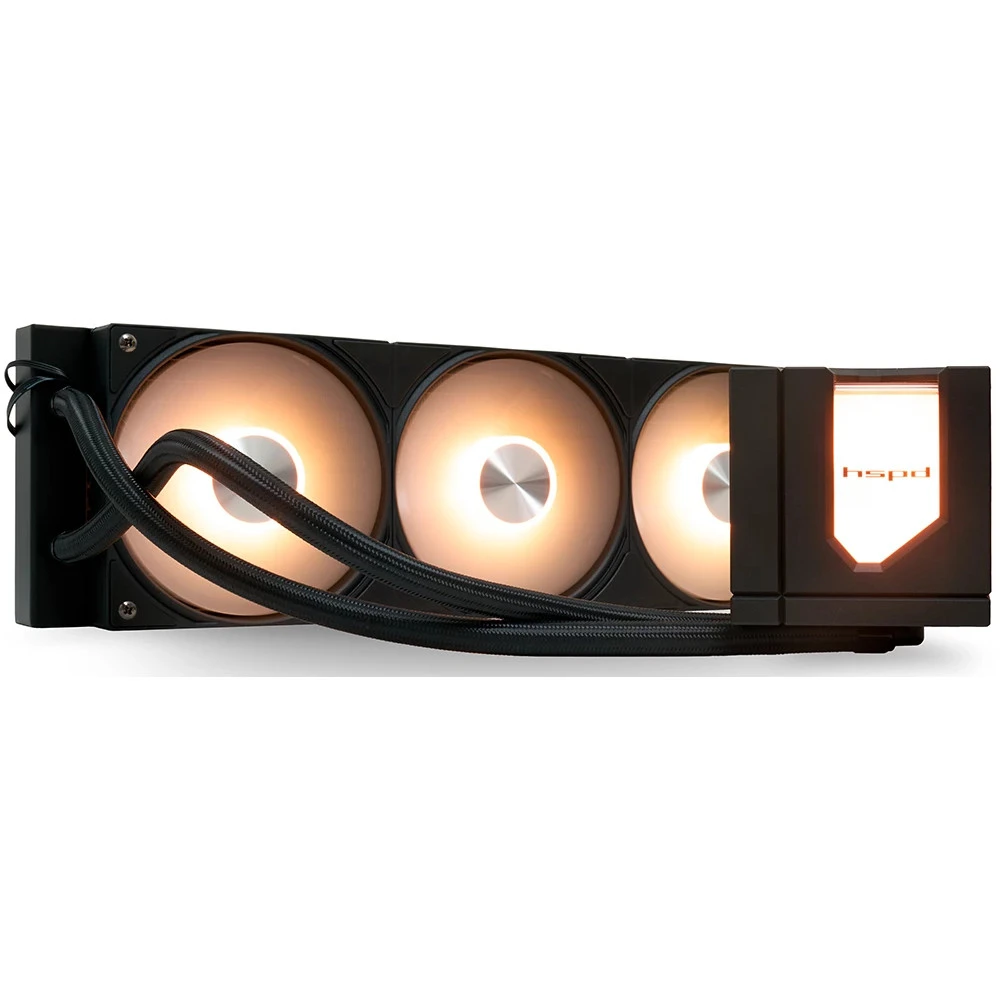 Система охлаждения HSPD Система жидкостного охлаждения W1360 ARGB Black W1360-BKAA Для процессора