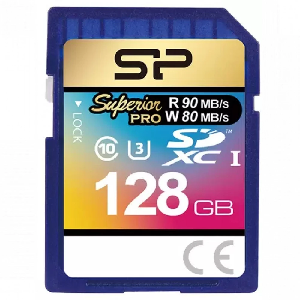 Флеш (Flash) карты Silicon Power SP128GBSDXCU3V10 128 ГБ