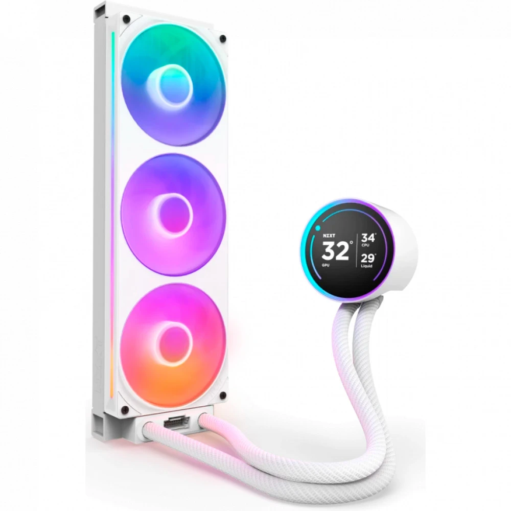Система охлаждения NZXT Kraken Elite 360 RGB RL-KR36E-W2 Для процессора