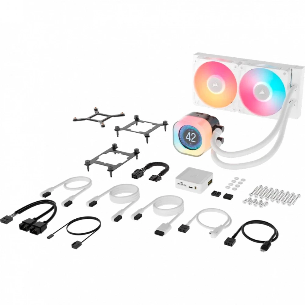 Система охлаждения Corsair iCUE LINK TITAN 240 RX LCD White CW-9061025-WW Для процессора