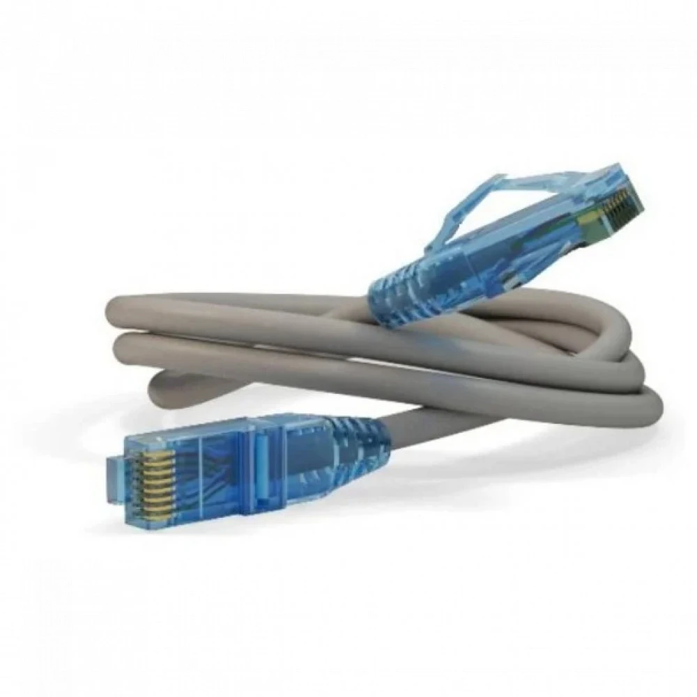 Патч-корд Hyperline PC-LPM-UTP-RJ45-RJ45-C6-1M-LSZH-GY