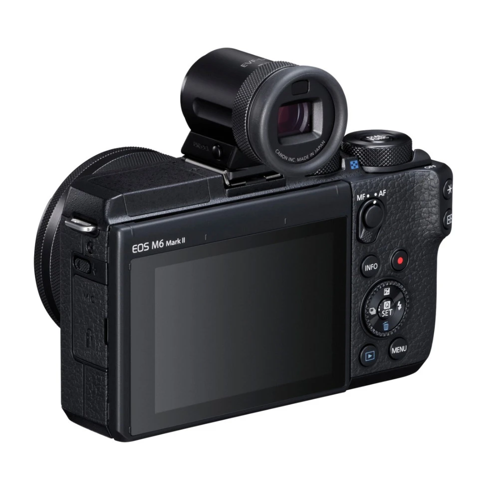 Фотоаппарат Canon EOS M6 Mark II, EF-M 15-45mm f/3.5-6.3 IS STM, EVF-DC2 3611C012