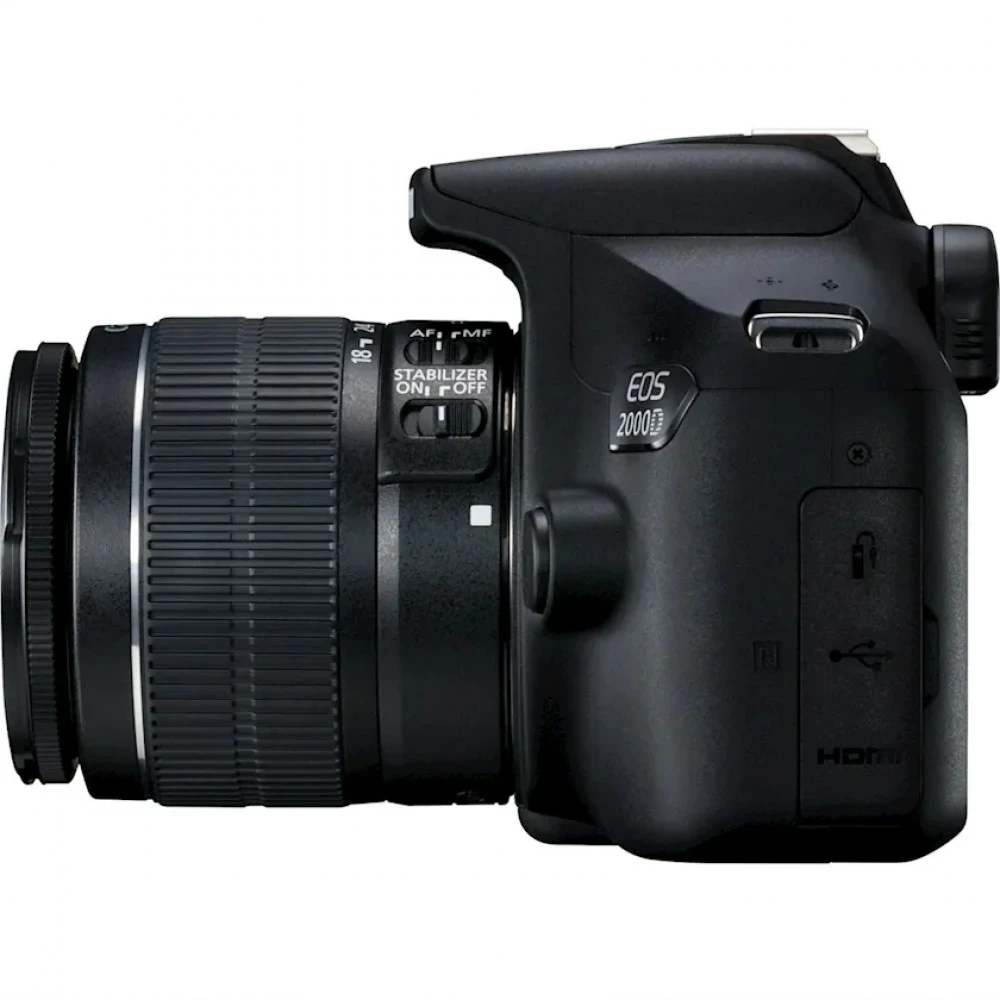 Фотоаппарат Canon EOS 2000D kit EF-S 18-55 DC III Black 2728C007AA