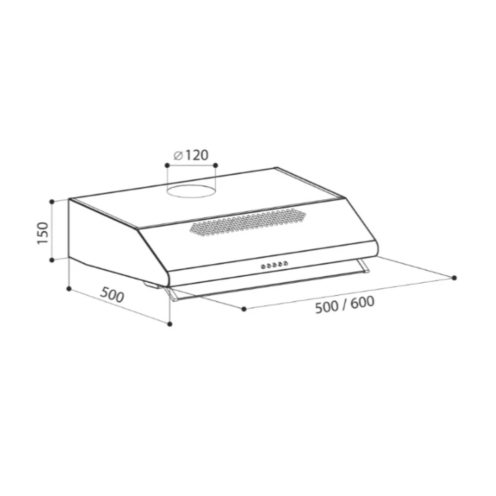 Вытяжка Posiflex SIMPLE 2M 600 W CHAT000019