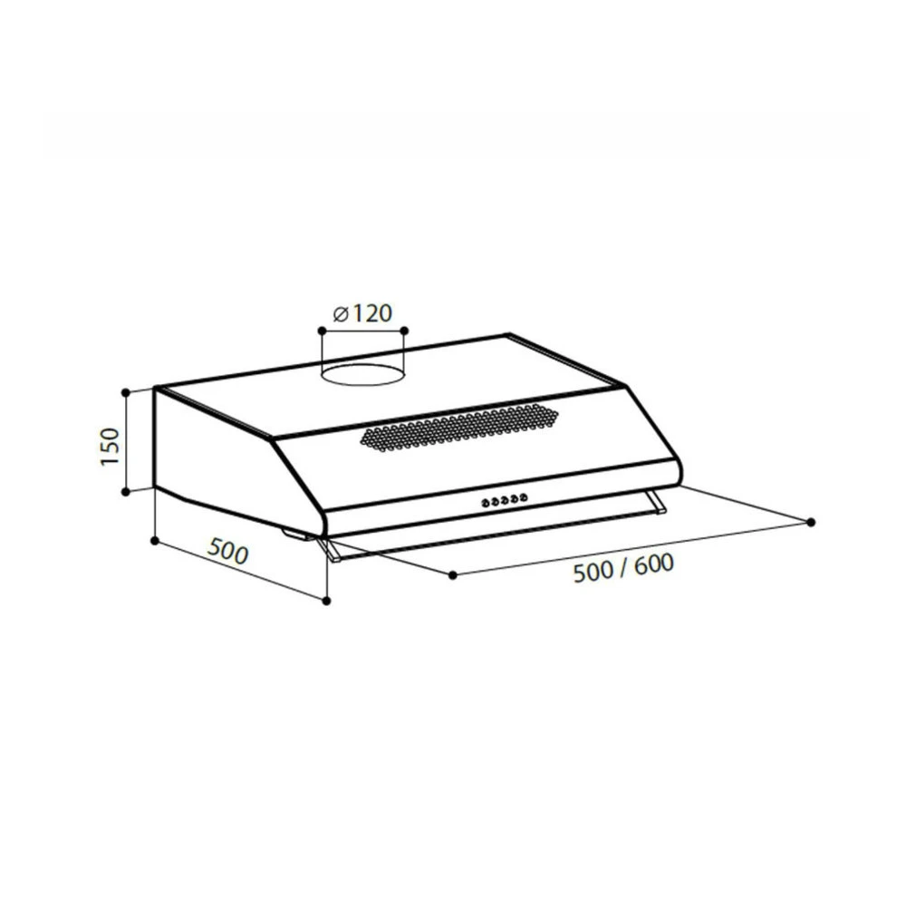 Вытяжка Posiflex SIMPLE 2M 600 CHAT000018