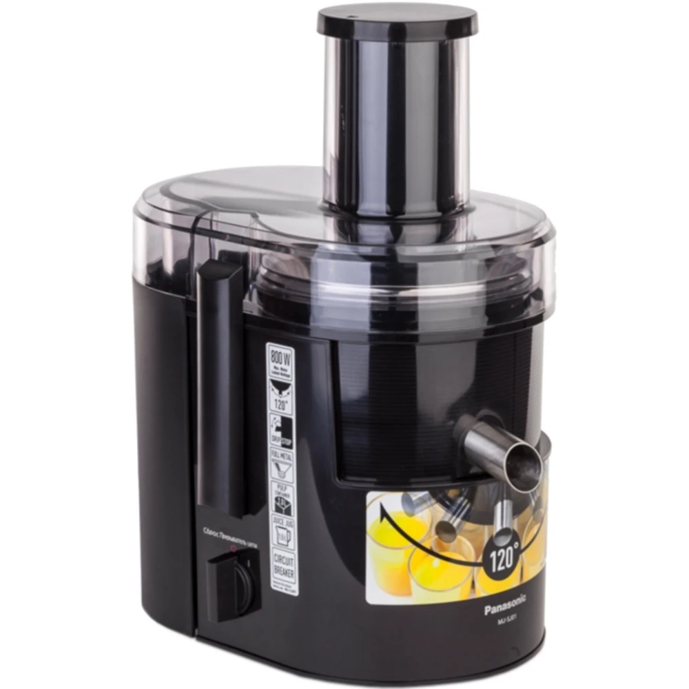 Соковыжималка Panasonic MJ-SJ01KTQ Центробежная, 800 Вт