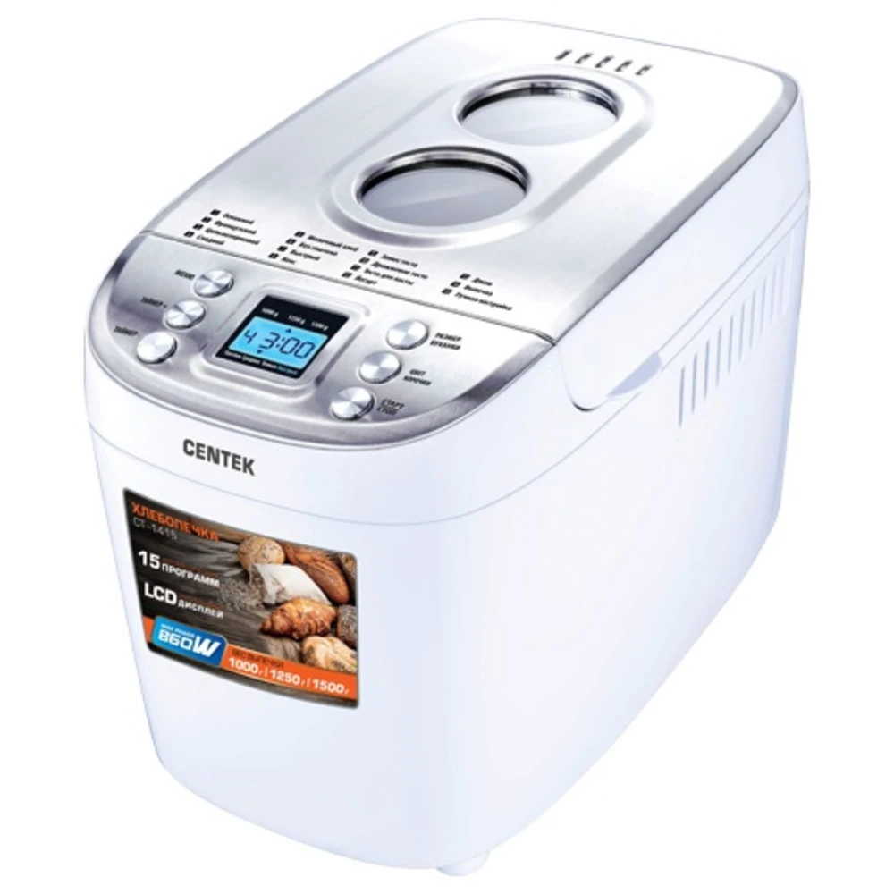 Хлебопечь Centek CT-1415 1319602 860 Вт