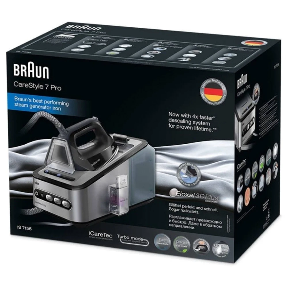 Braun IS7156BK 1287449 Паровой шкаф, 2400 Вт