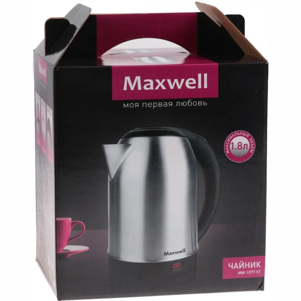 Maxwell MW-1077 Чайник, 1.8 л., 2200 Вт
