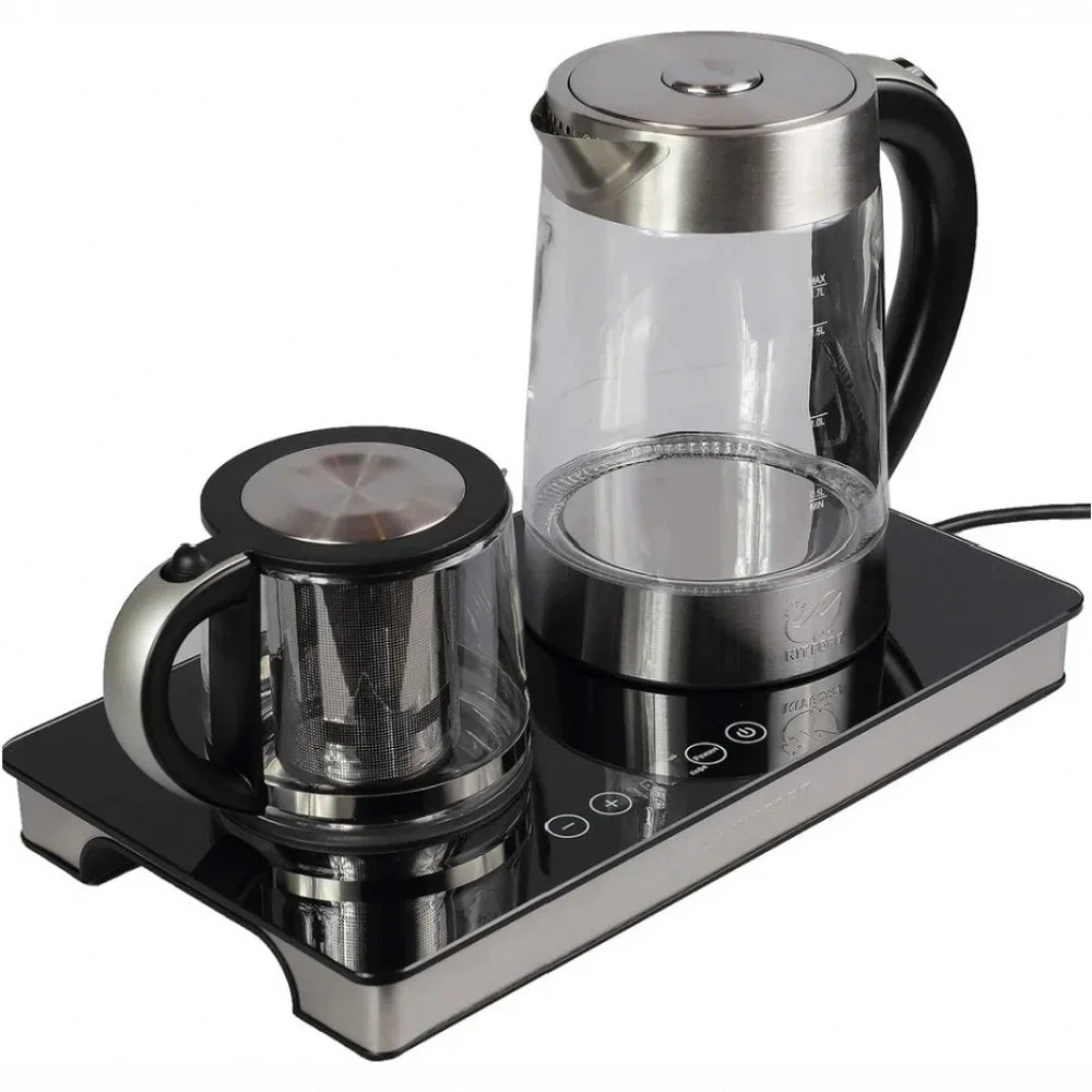 KITFORT KT-635 серебристый KT-635-SILVER Чайник, 1.7 л., 2200 Вт