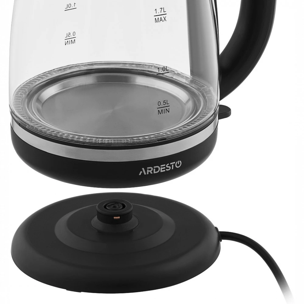 ARDESTO EKL-F100 черный Чайник, 1.7 л., 2150 Вт