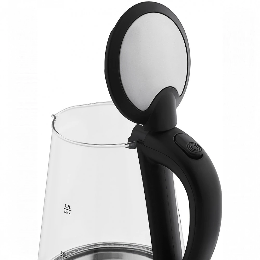 ARDESTO EKL-F110 серебристый с черным Чайник, 1.7 л., 2150 Вт