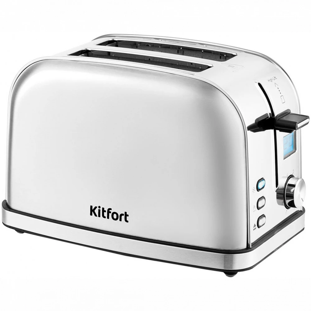 Тостер KITFORT КТ-2036-6 серебристый 950 Вт