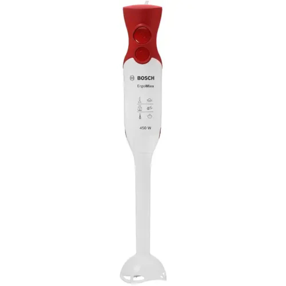 Блендер Bosch MSM64010 White/red Погружной, 450 Вт
