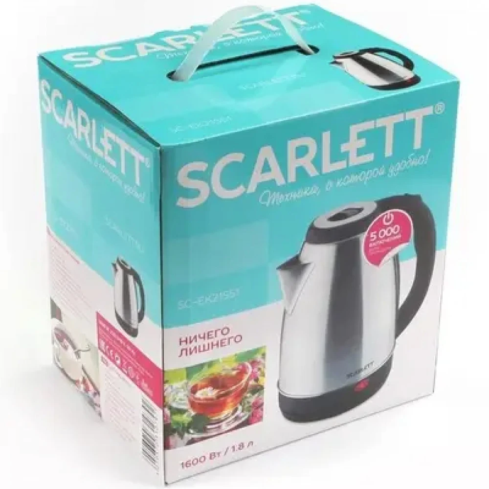 Scarlett SC-EK21S51 Чайник, 1.8 л., 1600 Вт