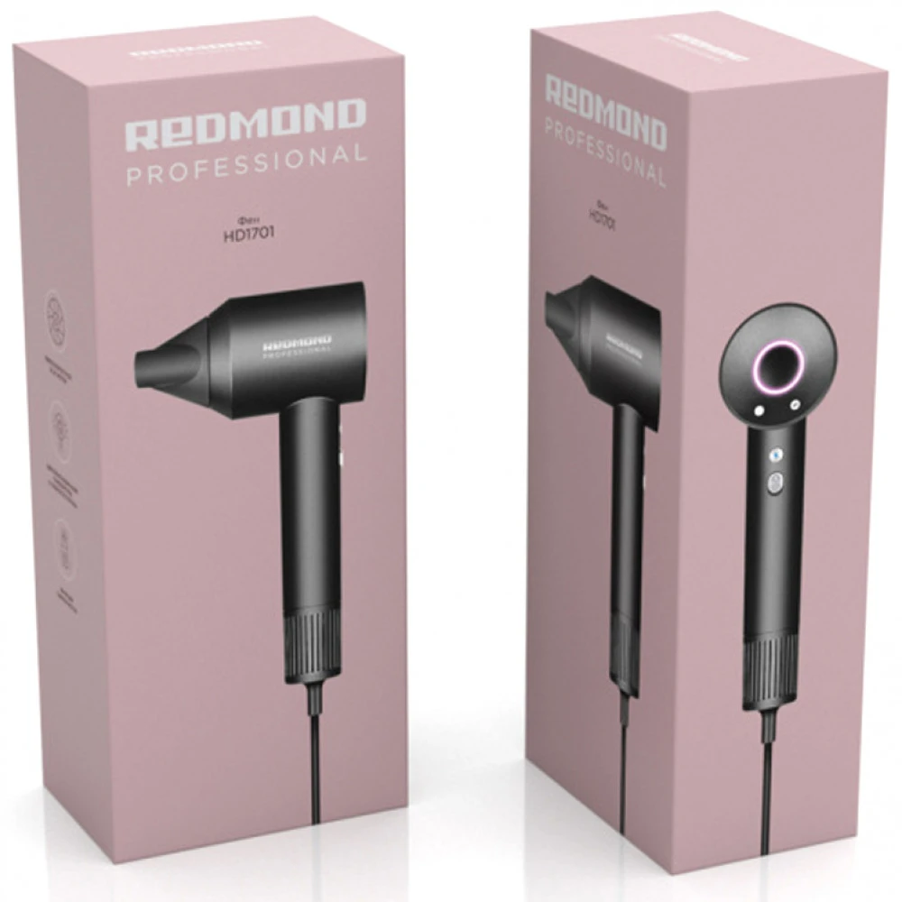 Фен Redmond HD1701 grey 1600 Вт