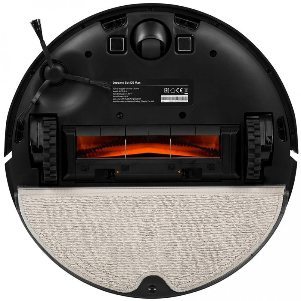 Пылесос Dreame Robot Vacuum D9 Max black RLD33GA black Робот, 4000 Вт