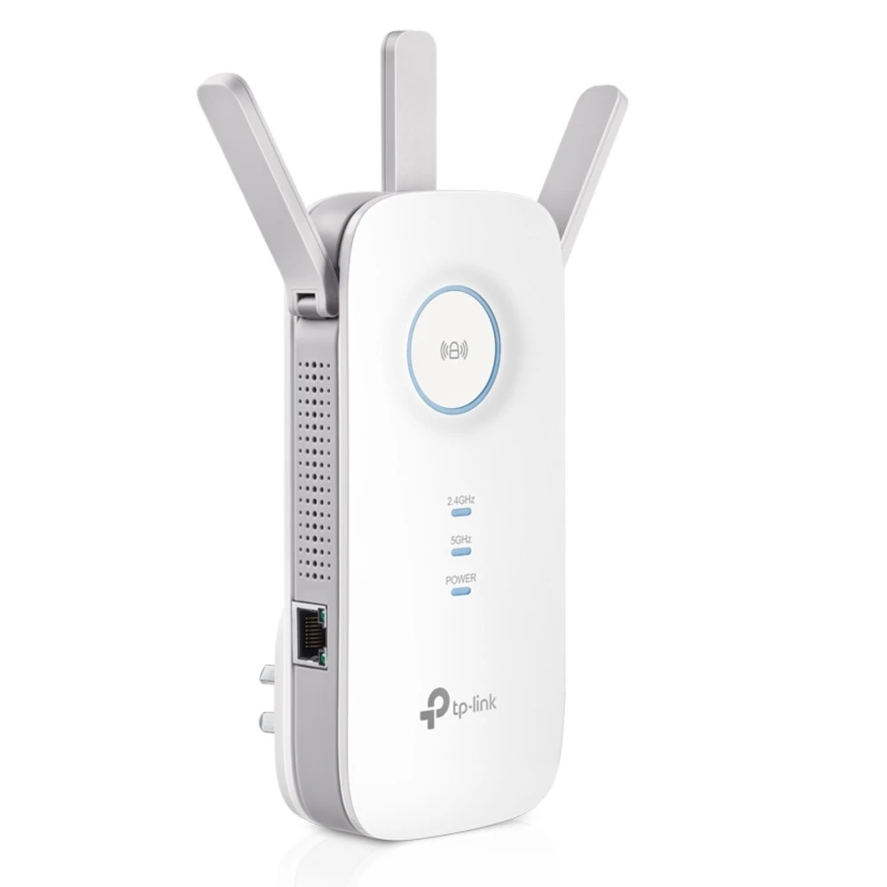 Усилитель сигнала Wi-Fi TP-Link усилитель Wi-Fi сигнала RE450 10/100/1000 Base-TX (1000 мбит/с), Wi-Fi 5 (802.11a/ b/ g/ n/ ac), с внешней антенной