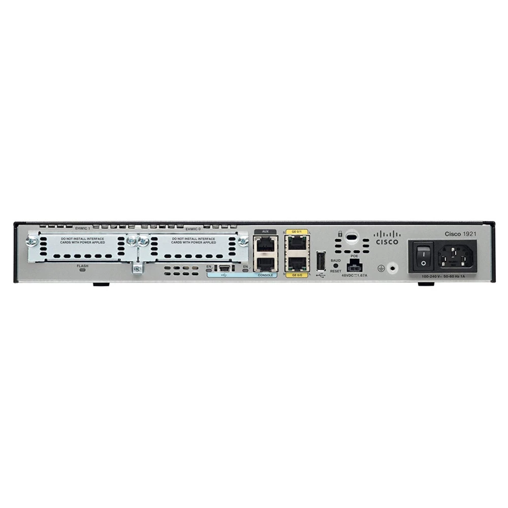 Маршрутизатор Cisco 1921 CISCO1921/K9 10/100/1000 Base-TX (1000 мбит/с)