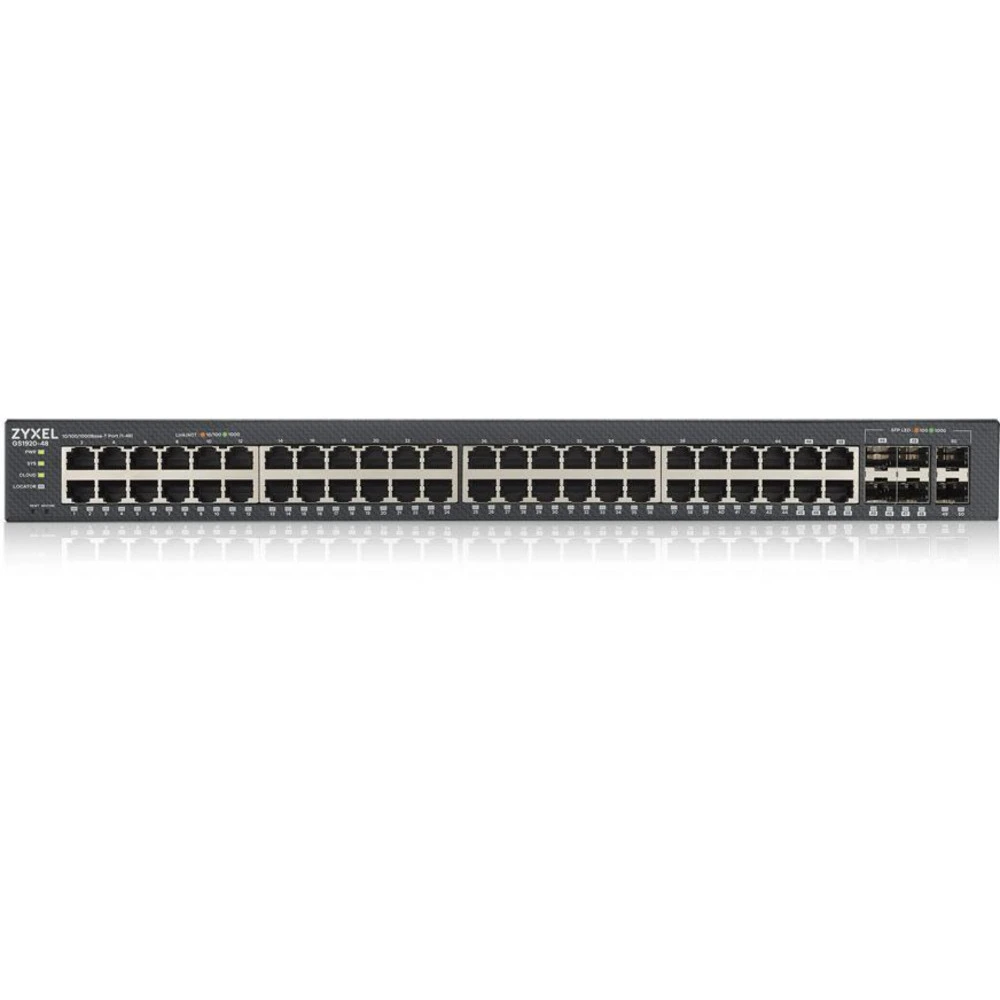 Коммутатор Zyxel GS1920-48V2-EU0101F 1000 Base-TX (1000 мбит/с), 4 SFP порта