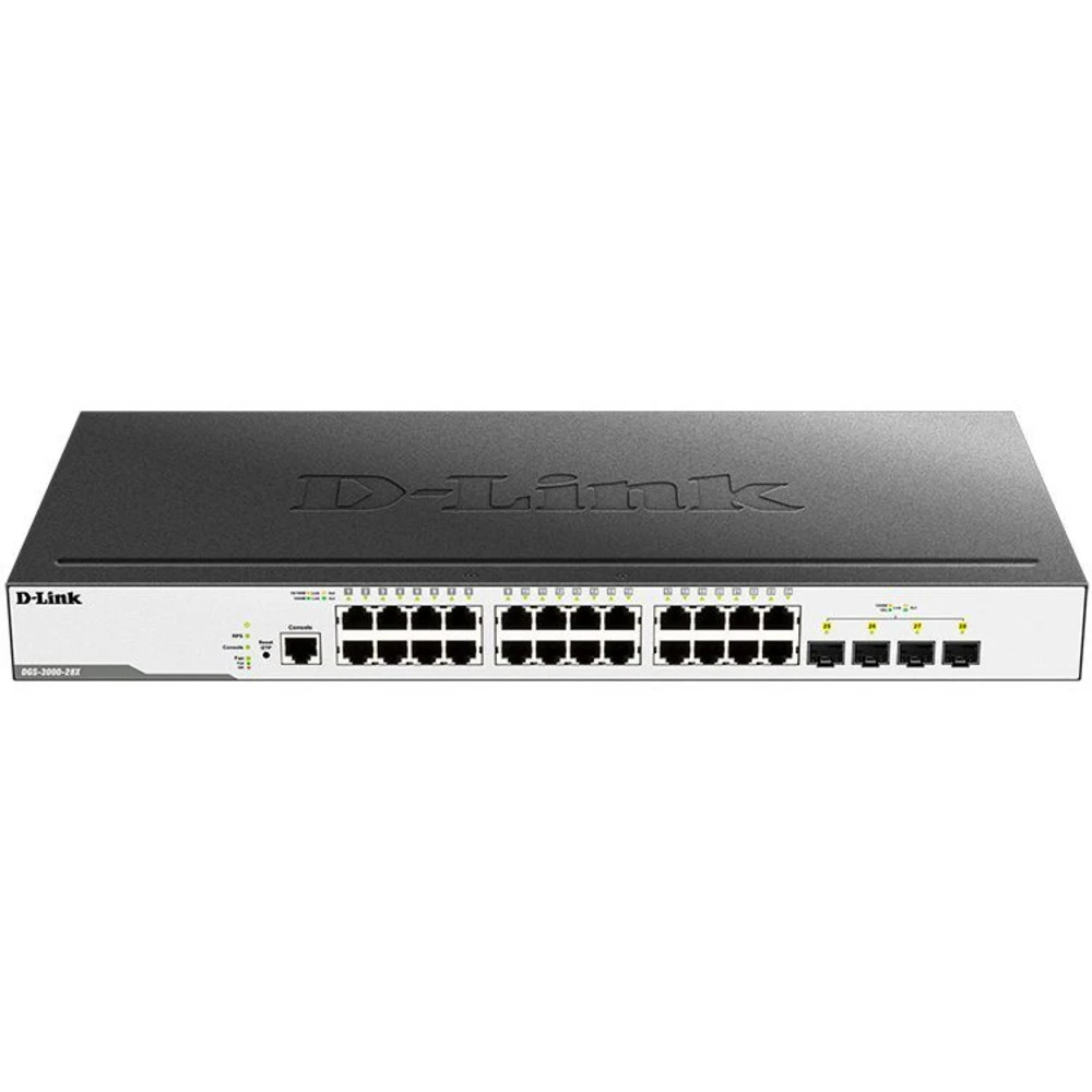 Коммутатор D-link DGS-3000-28X/B1A 1000 Base-TX (1000 мбит/с)