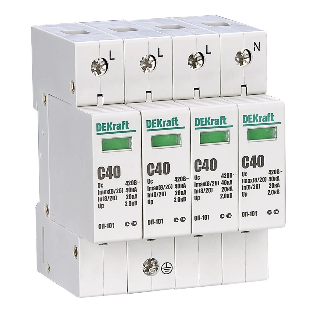 Schneider Electric DEKraft 4P 40КА C 420В ОП-101 18018DEK