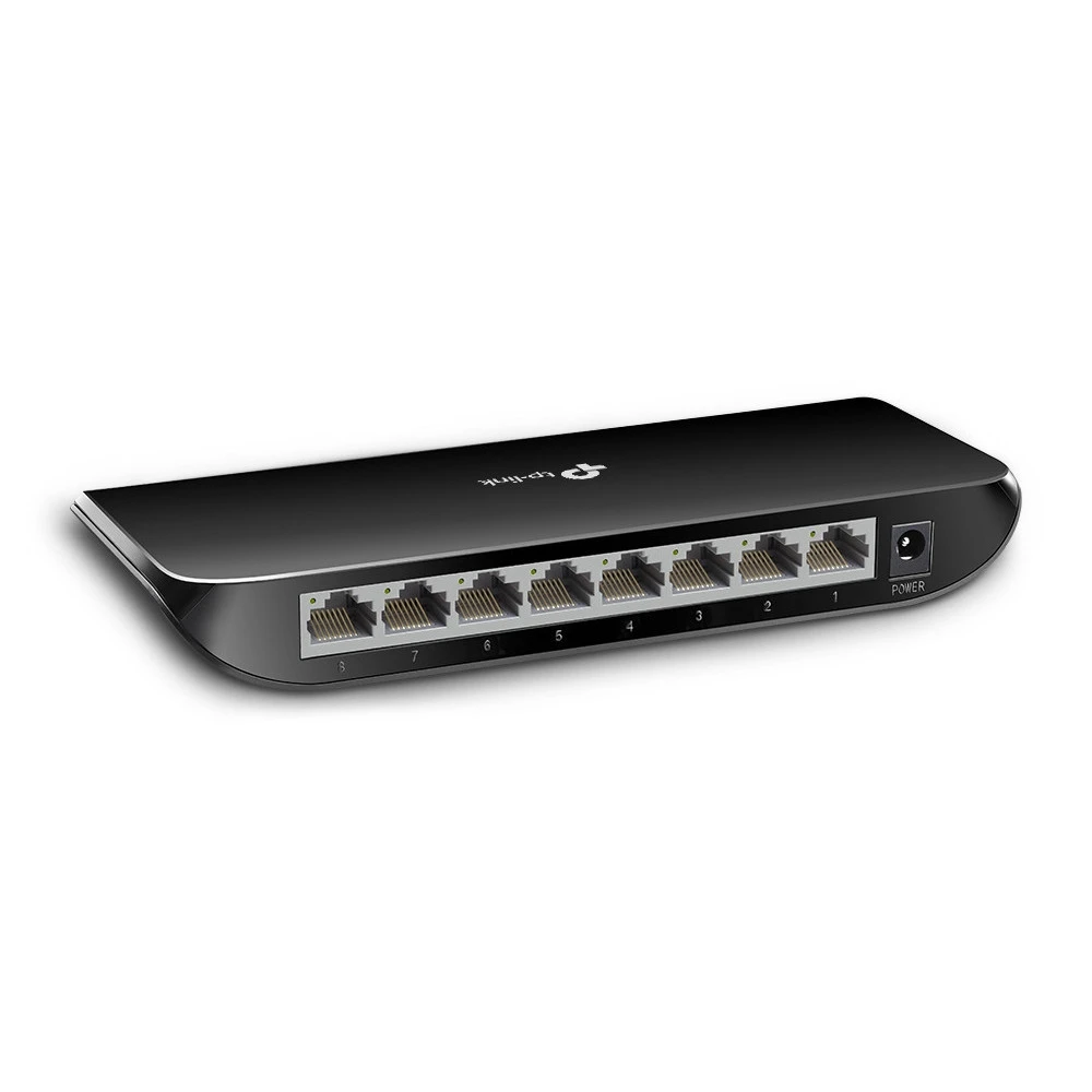 Коммутатор TP-Link TL-SG1008D TL-SG1008D(UN) 1000 Base-TX (1000 мбит/с)