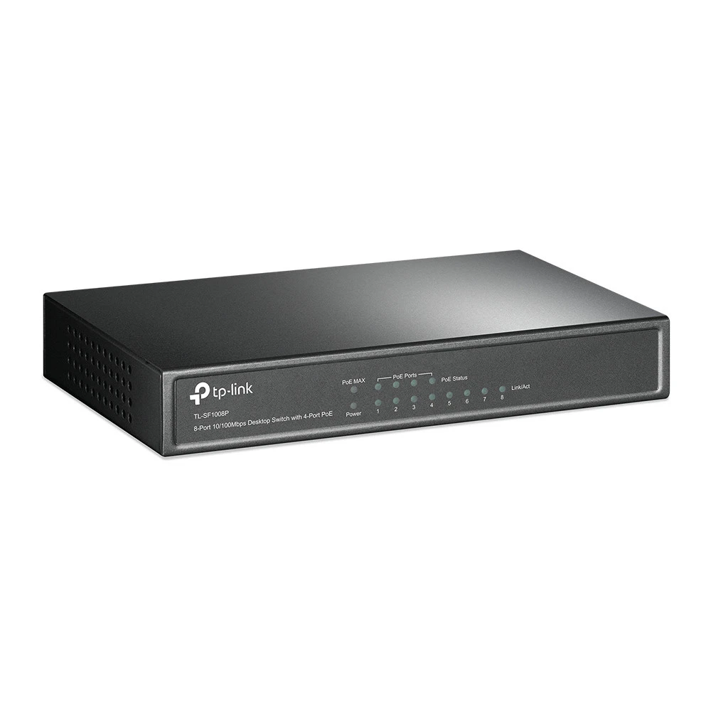 Коммутатор TP-Link TL-SF1008P TL-SF1008P(UN) 100 Base-TX (100 мбит/с)