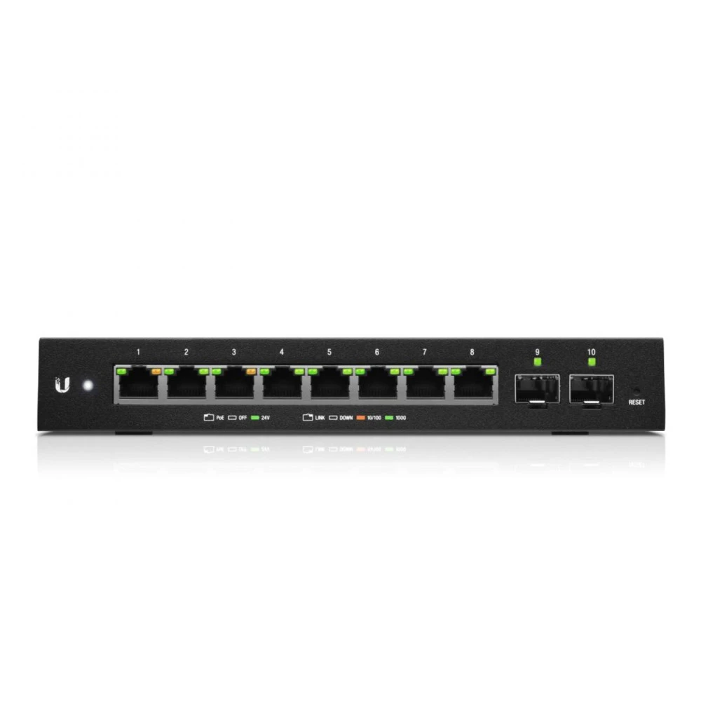 Коммутатор Ubiquiti EdgeSwitch 10XP ES-10XP-EU 1000 Base-TX (1000 мбит/с), 2 SFP порта