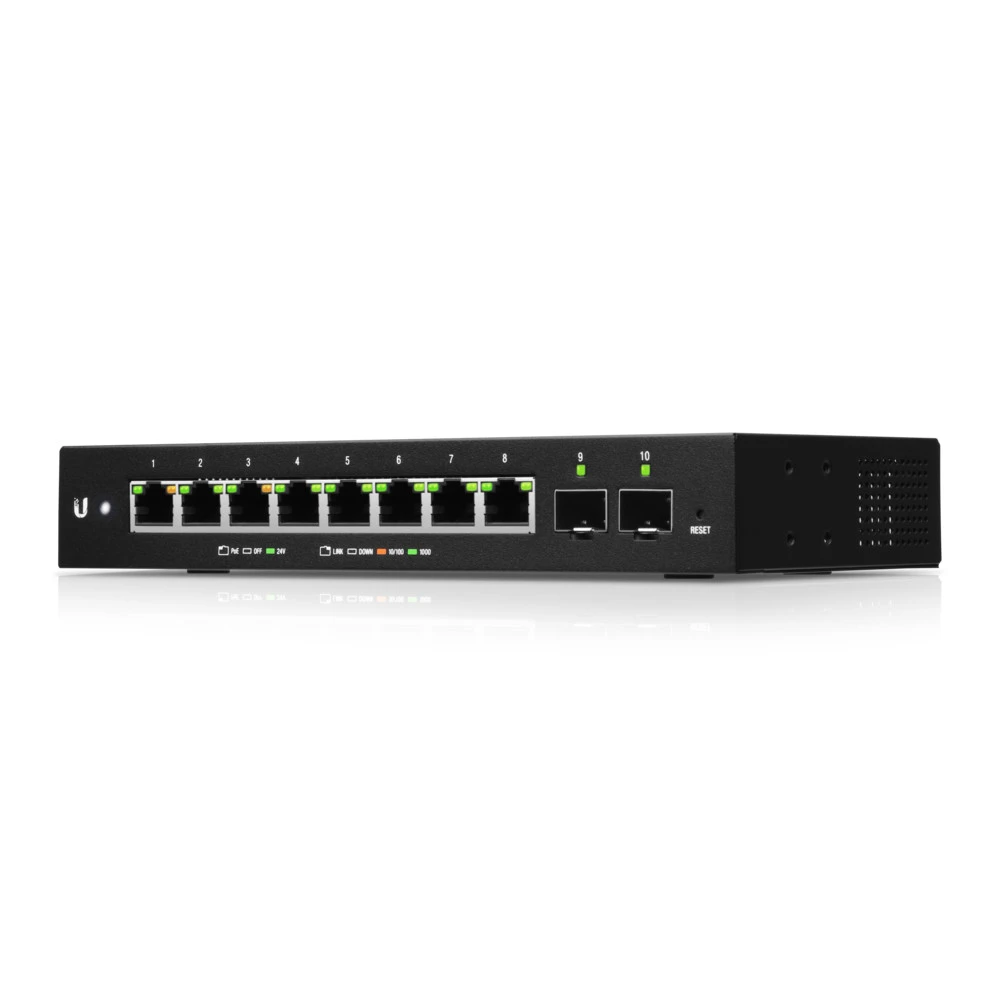 Коммутатор Ubiquiti EdgeSwitch 10XP ES-10XP-EU 1000 Base-TX (1000 мбит/с), 2 SFP порта