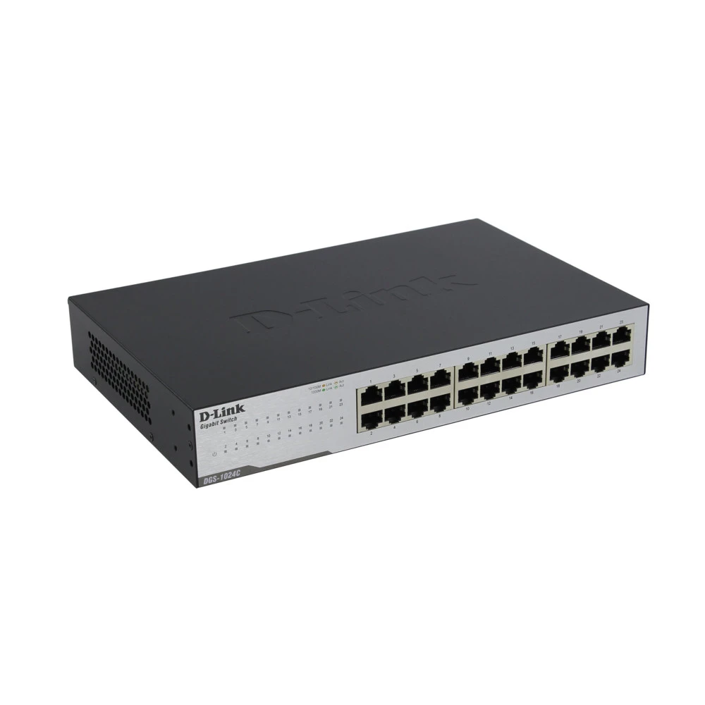 Коммутатор D-link DGS-1024C/A1A/B1A DGS-1024C/B1A 1000 Base-TX (1000 мбит/с)