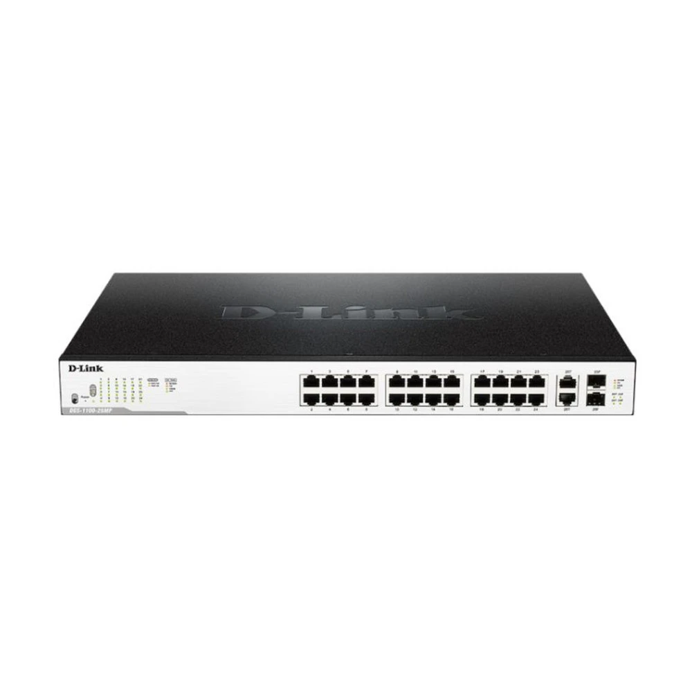 Коммутатор D-link DGS-1100-26MPP/B1A/C1A DGS-1100-26MPP/C1A 1000 Base-TX (1000 мбит/с)