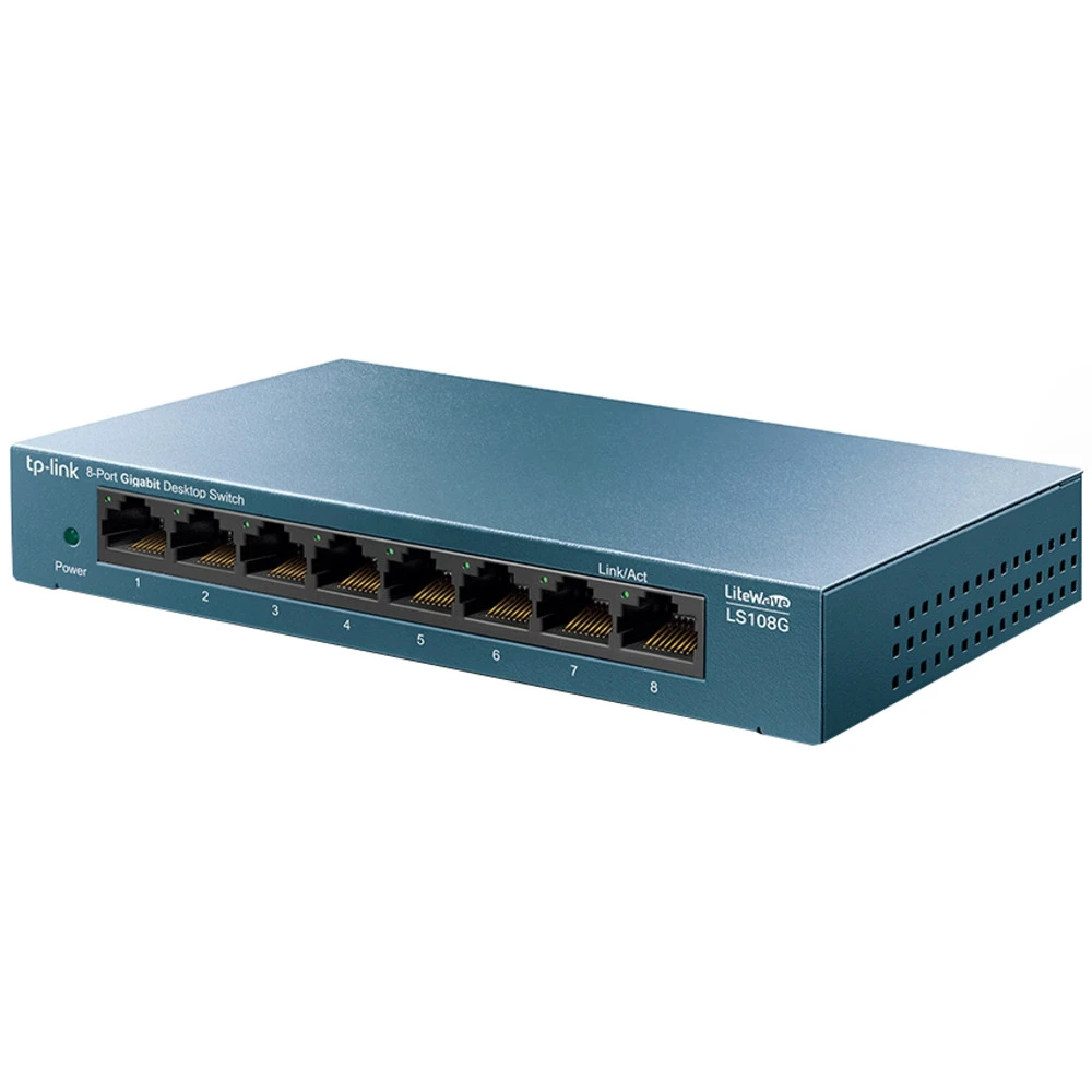 Коммутатор TP-Link LS108G 1000 Base-TX (1000 мбит/с)