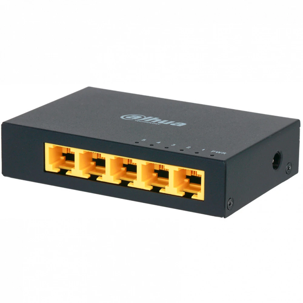 Коммутатор Dahua DH-PFS3005-5GT 1000 Base-TX (1000 мбит/с)