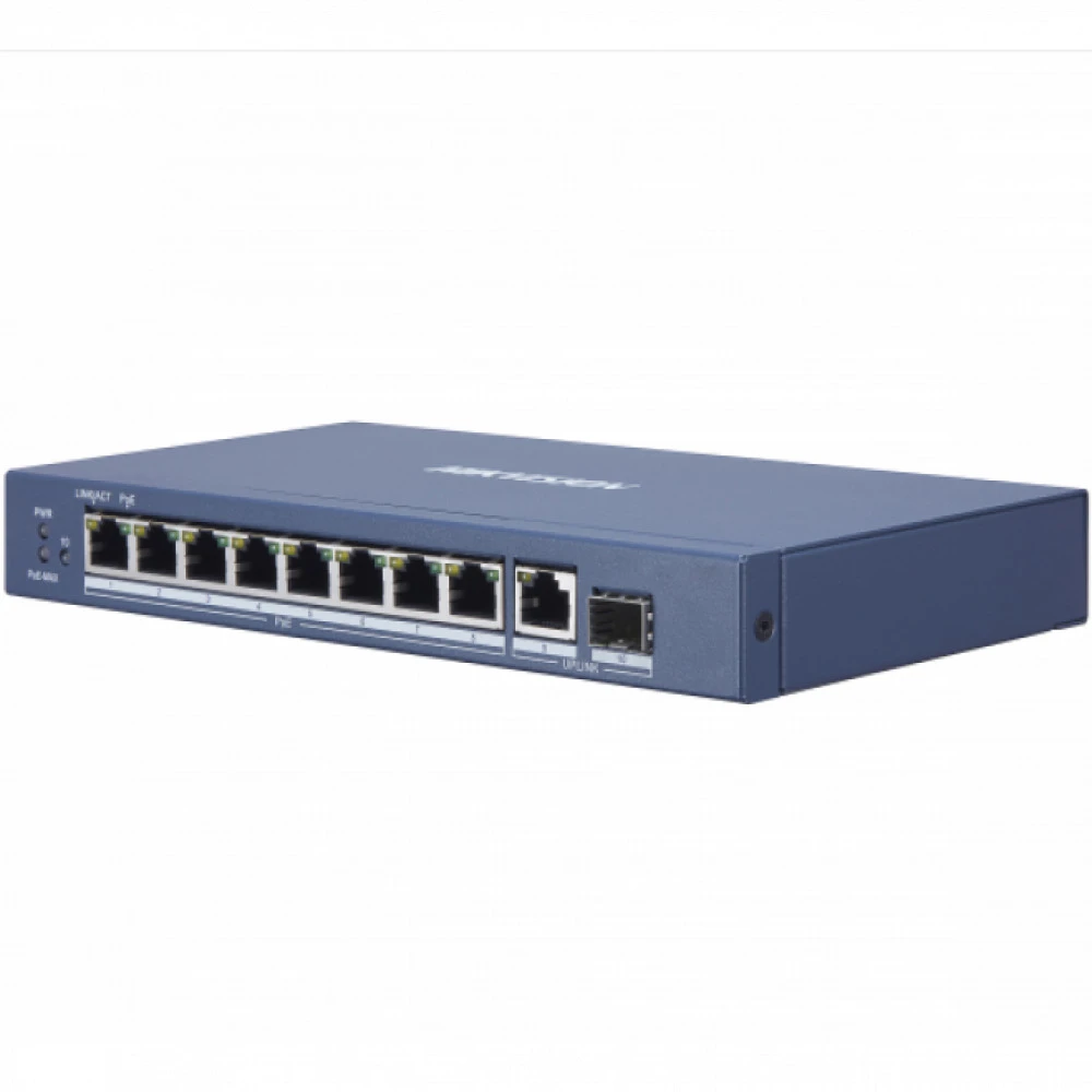 Коммутатор Hikvision DS-3E0510P-E/M 1000 Base-TX (1000 мбит/с), 1 SFP порт