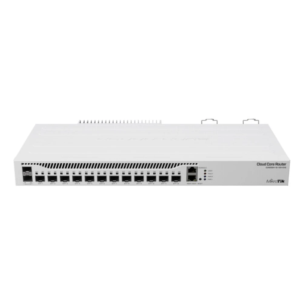 Маршрутизатор Mikrotik CCR2004-1G-12S+2XS 10/100/1000 Base-TX (1000 мбит/с)