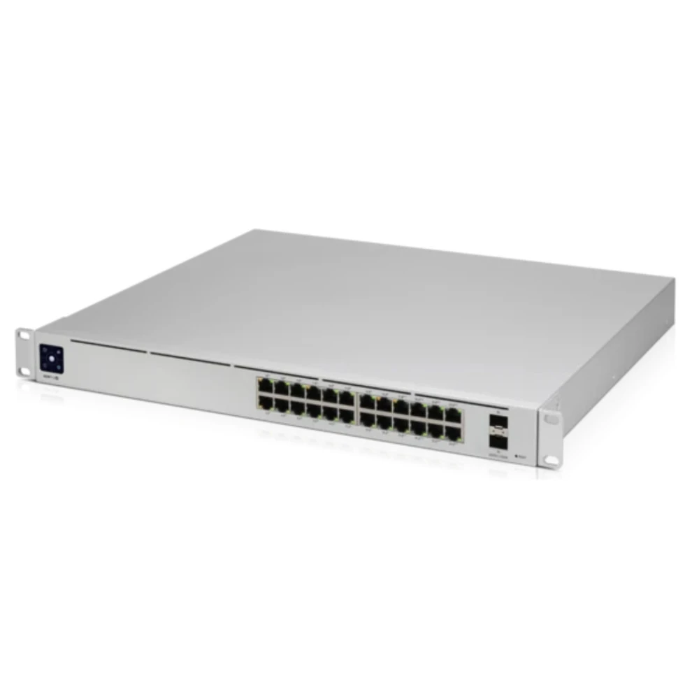 Коммутатор Ubiquiti USW-PRO-24-POE 1000 Base-TX (1000 мбит/с), 2 SFP порта
