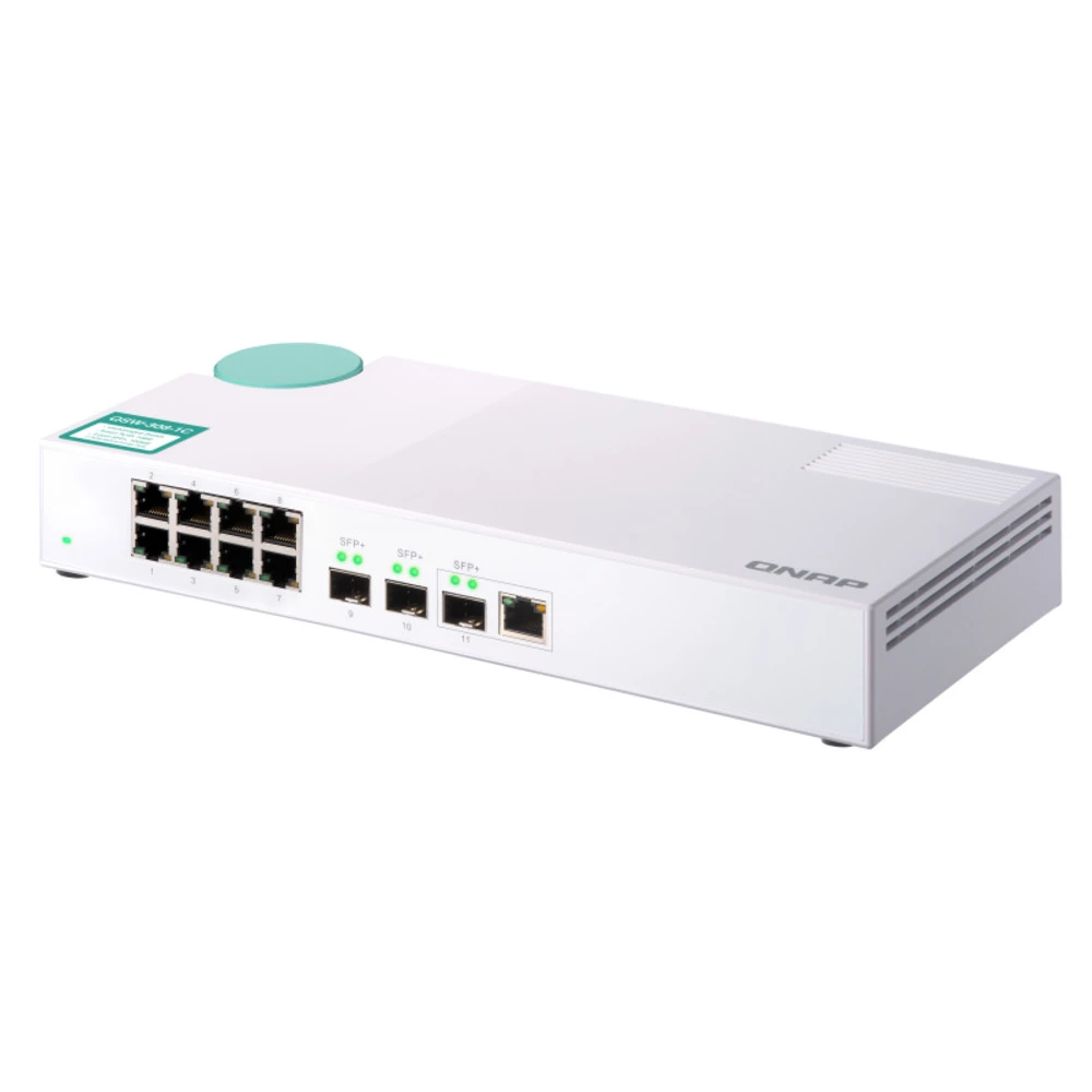 Коммутатор Qnap QSW-308-1C 1000 Base-TX (1000 мбит/с), 3 SFP порта