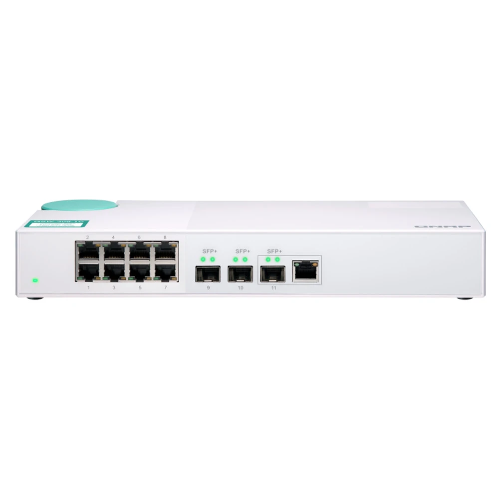 Коммутатор Qnap QSW-308-1C 1000 Base-TX (1000 мбит/с), 3 SFP порта