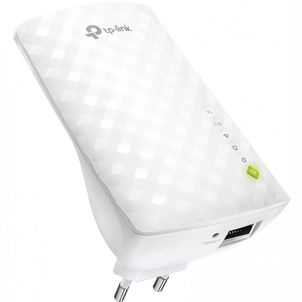 Усилитель сигнала Wi-Fi TP-Link (SOHO) RE220 AC750 10/100 Base-TX (100 мбит/с), Wi-Fi 5 (802.11a/ b/ g/ n/ ac), со встроенной антенной