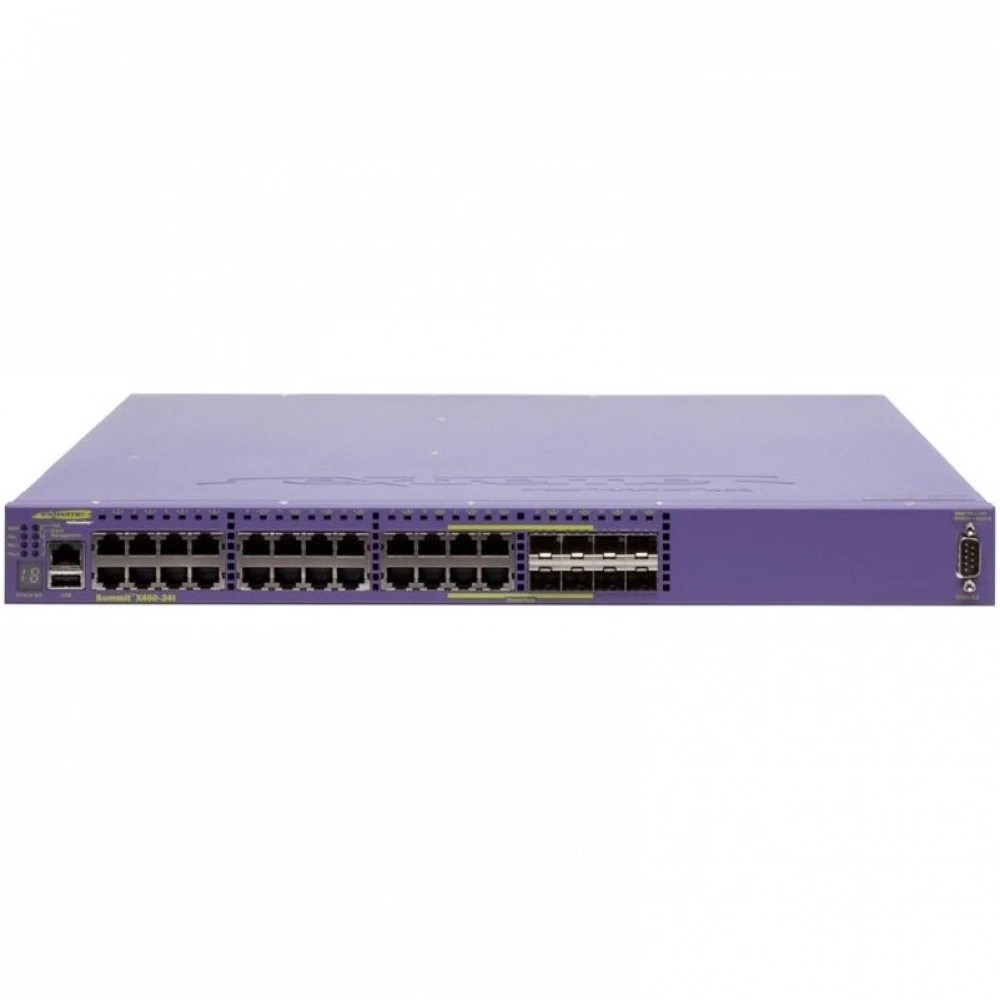 Коммутатор Extreme Summit X460-24t 16401 1000 Base-TX (1000 мбит/с), 8 SFP портов