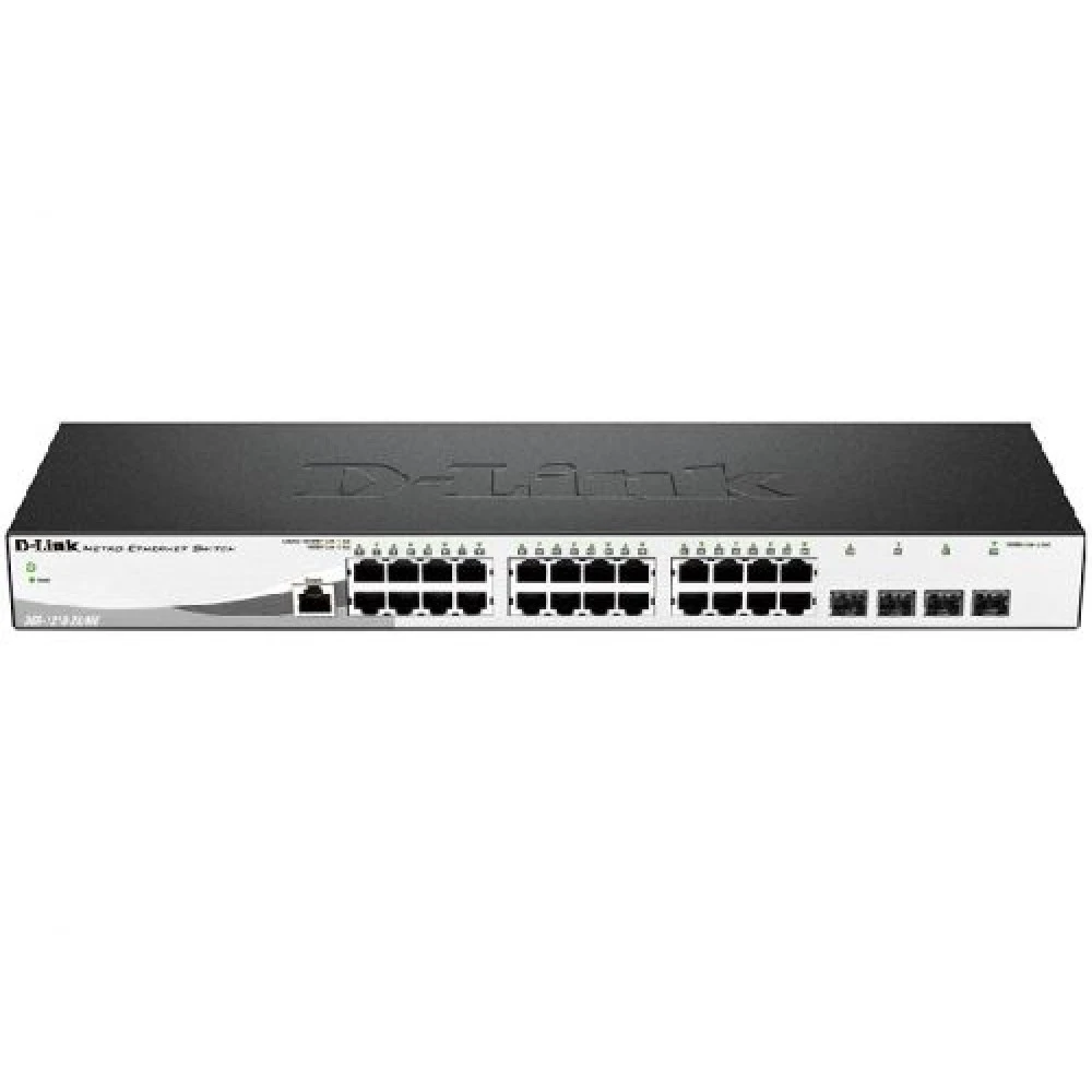 Коммутатор D-link DGS-1210-28/ME/A2B 1000 Base-TX (1000 мбит/с), 4 SFP порта