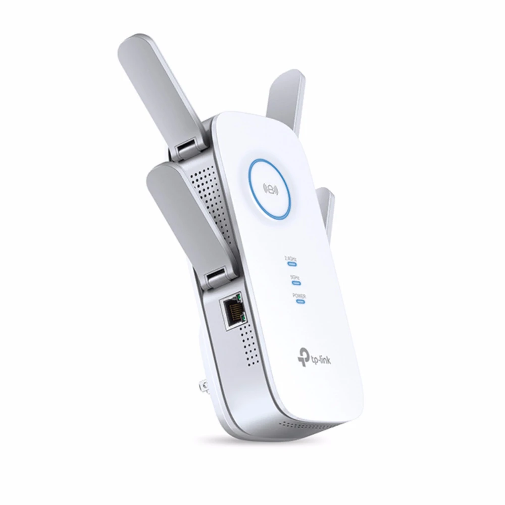 Усилитель сигнала Wi-Fi TP-Link RE650 10/100/1000 Base-TX (1000 мбит/с), Wi-Fi 5 (802.11a/ b/ g/ n/ ac), с внешней антенной